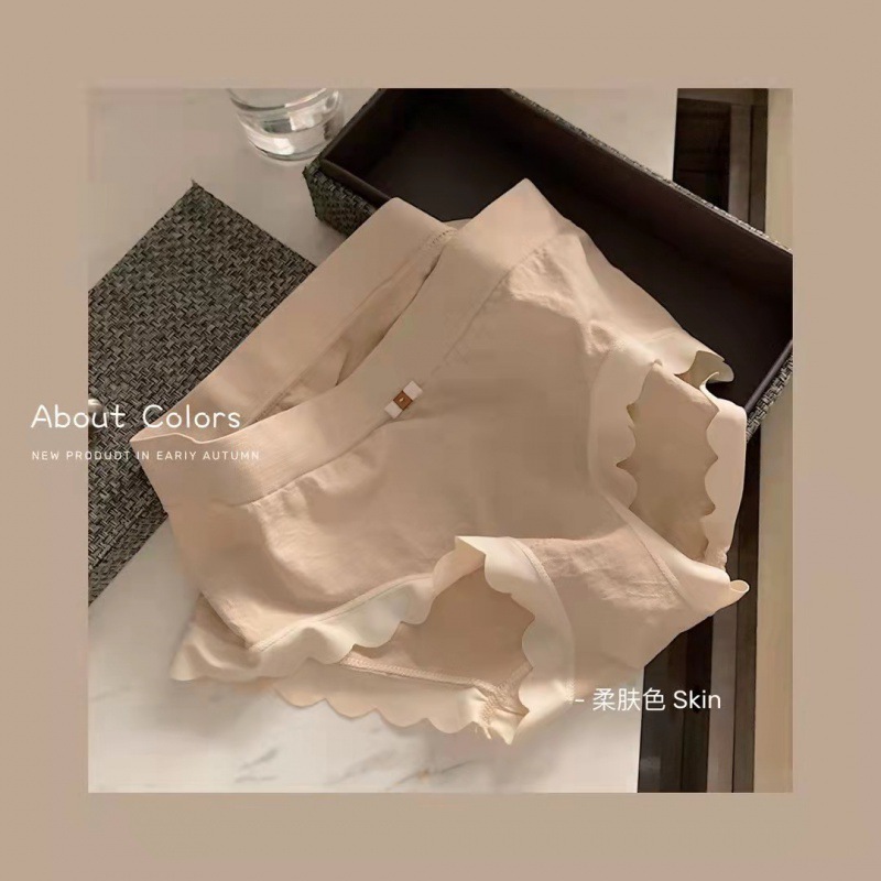 蠶氧抗菌面膜褲 俏皮可愛蝴蝶結(jié)少女內(nèi)褲 無縫高彈舒適女士三角褲